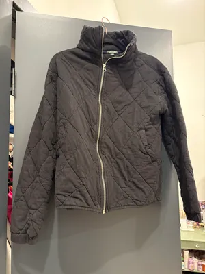 Wild Fable Quilted Black Jacket thumbnail 1