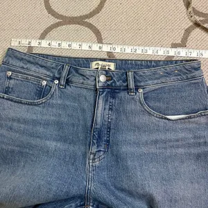 Madewell The Plus Curvy 90’s Straight Blue Jeans, size 14W, DM784, high-rise thumbnail 6