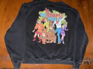 Vintage scooby doo crewneck Black Size XL thumbnail 1