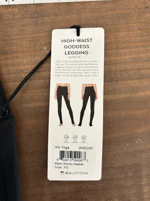 ALO Yoga Goddess Ruched Legging Size XS NEW thumbnail 9