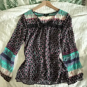 Boho long sleeve top Purple Size XL thumbnail 1