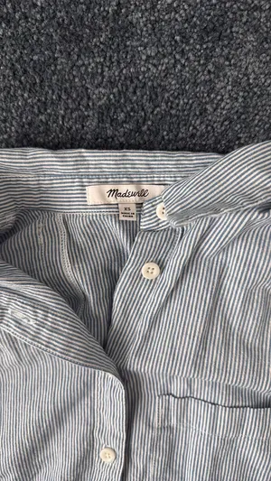 Madewell Button-Up Striped Top thumbnail 5
