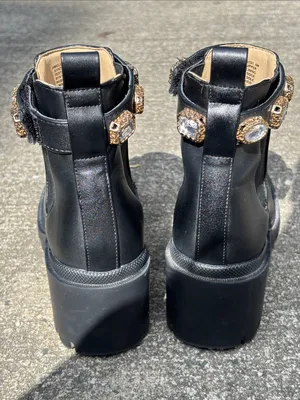 Steve Madden Amulet Jewel-Embellished Ankle Boots thumbnail 3