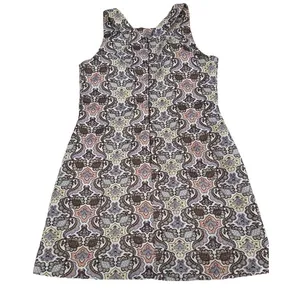 Zara Trafaluc Halter Women’s Dress Sz L Western Summer Spring Floral Travel thumbnail 7