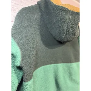 The North Face Full zip Hooded Color Block Sherpa Jacket SZ M Women Brown Tab thumbnail 3