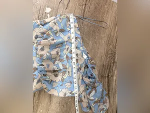 ASTR one shoulder‎ floral mini dress size medium thumbnail 5