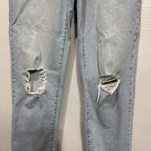 Madewell The Perfect Vintage Straight Jean Womens 26 Distressed Light Blue Denim thumbnail 2