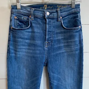 7 For All Mankind Josefina High Waist Slim Boyfriend Blue Jeans‎ Size 26 thumbnail 2