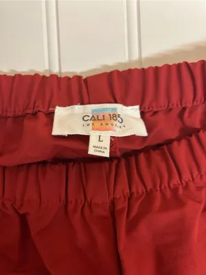 NWT Cali 1850 Track Pants with White Stripe and Elastic Waistband Size Large thumbnail 6