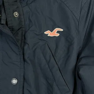 Hollister Women's California All-Weather hooded blue parka jacket - Size Small thumbnail 10