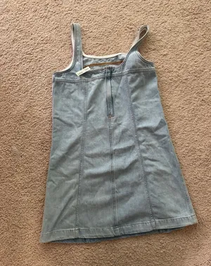 Madewell Light Denim Dress thumbnail 3