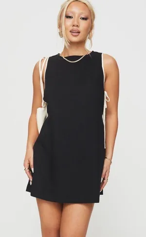 Princess Polly Black Mini Dress thumbnail 1