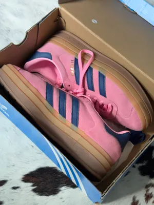 Adidas Gazelle Sneakers Pink Blue Bold thumbnail 1