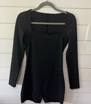 Shein long sleeve shorts romper thumbnail 1