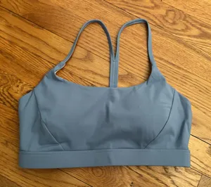 Running girl Sports Bra - Dusty Blue small nwt thumbnail 1