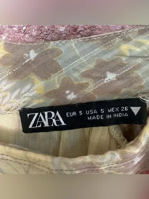 Zara Maxi Dress Women’s Small Metallic Floral Ethereal Boho Prairie Cottagecore thumbnail 6