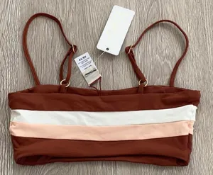 L*Space Rebel Stripe Colorblock Bikini Top thumbnail 2