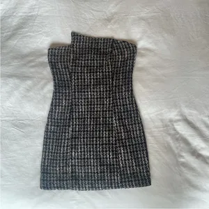 NBD Tweed Strapless Isadora Mini Dress size‎ small thumbnail 3