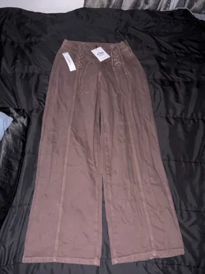 Bystander Lace Up Pants Brown princess Polly thumbnail 2