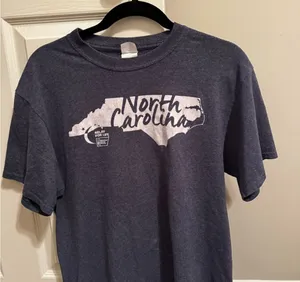 Port and Company Dark Gray North Carolina Tee thumbnail 1