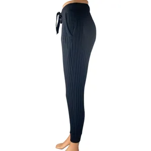 Abercrombie & Fitch Womens Black Rib Knit High Rise Skinny Leggings Pants Sz XS thumbnail 2