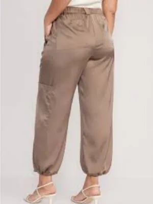 Old Navy Satin Cargo Jogger Pants Size 14 NWT thumbnail 15