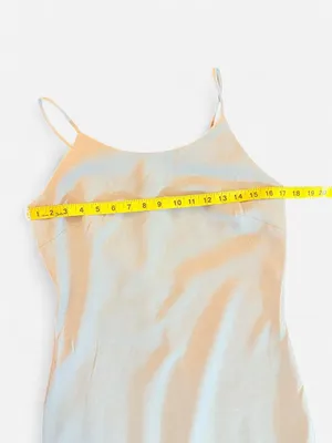Vintage Alias 90s Silver Gray Maxi Slip Dress M thumbnail 5