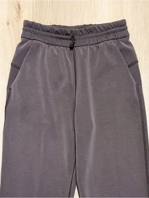 Lululemon Sequoia Brown Softstreme Straight Drapey Leg Elastic Waisted Pants 2 thumbnail 2