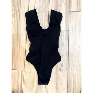 TA3 Plungey Muscle One Piece Swimsuit Black XL Short NWT Sculpting Retail $178 thumbnail 4