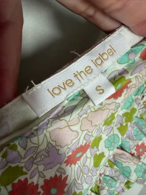 Love the Label Ines‎ Floral Ruffle Tiered Mini Dress Small thumbnail 6