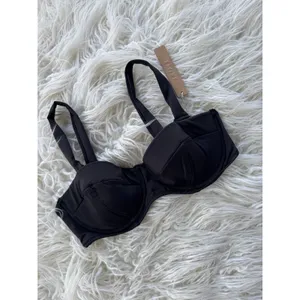Skims Strapless Underwire Bikini Top Onyx Size XS thumbnail 5