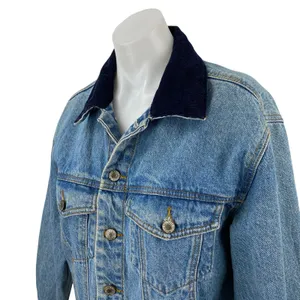 Brandy Melville J Galt Women's Blue Long Sleeve Button Up Denim Jean Jacket Sz S thumbnail 3