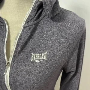 Everlast Women's Gray Zip-Up Hoodie thumbnail 3