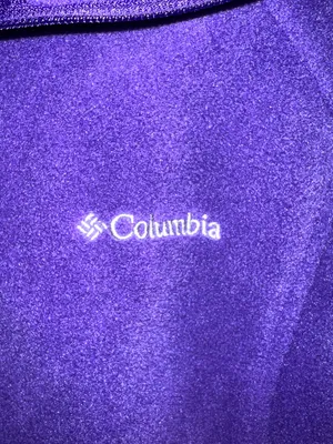 Women’s Purple Fleece Zip Up Jacket thumbnail 3
