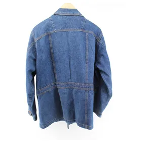 Vintage Bill Blass Jean Jacket Womens 1X Blue Denim 90s Medium Wash Button Front thumbnail 2