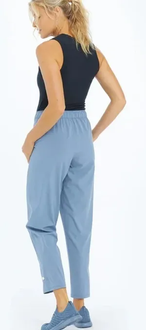 Summersalt The On-The-Go Pant in‎ Slate Blue Drawstring Plus Size US 22 thumbnail 1