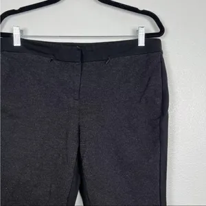 Eileen Fisher Black Ponte‎ Pants Sz L thumbnail 2