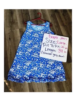 Draper James Blue Floral Dress thumbnail 5