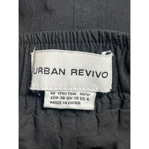 Urban Revivo Women's Black High Waist Pockets Mini Cargo Utility A-line Skirt M thumbnail 3
