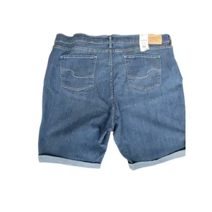 Levis Mid Rise Bermuda Shorts NEW Size 26 Plus Size Denim Stretch Shorts thumbnail 5