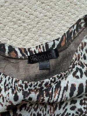 Leopard Print Long Sleeve Top Multiple Size XL thumbnail 3