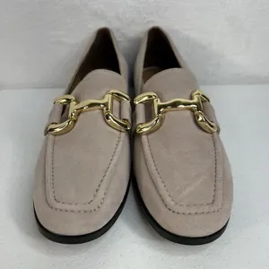 Diba True Size 10 About It Slip On Loafers Suede Leather Beige 54925 Appel Crisp thumbnail 7