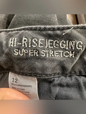 American Eagle Outfitters Hi-Rise Black Skinny Jeans Women’s 12 thumbnail 7