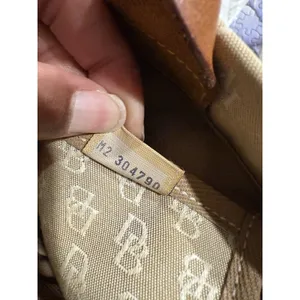 Dooney and Bourke Beige Canvas and Leather Signature Tassel Tote Handbag‎ thumbnail 7