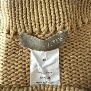 J.Crew 100% Cotton Ribbed Sweater - Size‎ XS - Beige Knit
Classic basic thumbnail 2