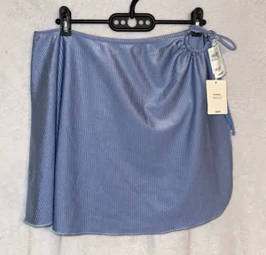 NWT Aerie periwinkle size L/XL blue sarong swim skirt thumbnail 1