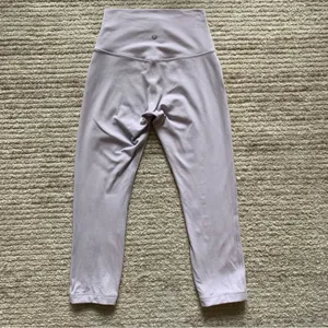 Lululemon Align Crop 21” Lavender Size 4 thumbnail 2