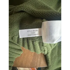 J. Crew 100% Cotton Mockneck Turtleneck Sweater in Utility Green Size S thumbnail 6