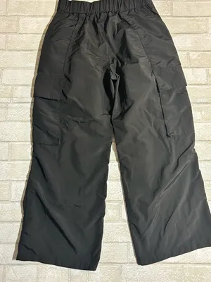 HALARA Black Wide-Leg Cargo Pants thumbnail 5
