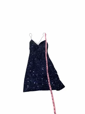 HELLO MOLLY strappy blue sequin dress thumbnail 3